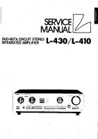 Luxman L-430-L-410-Service-Manual